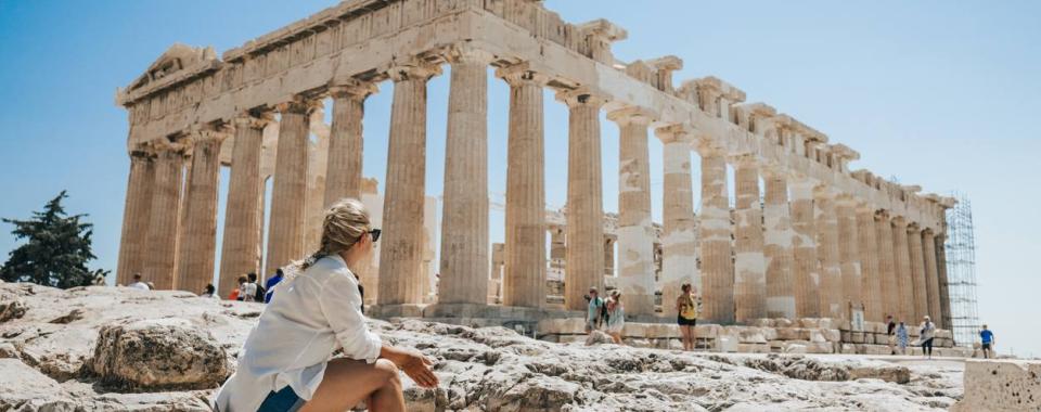 La ville d'Athènes en Grèce.