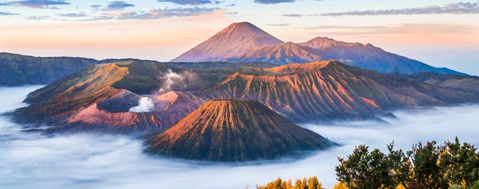 Le volcan Bromo en Indonésie.