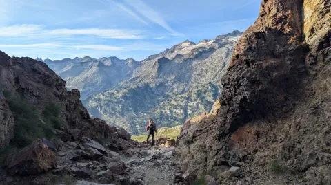Port de Vénasque dans les Pyrénées