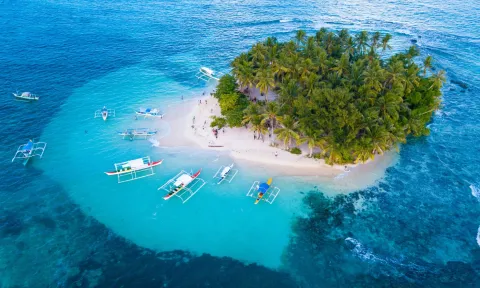 L'île de Siargao aux Philippines