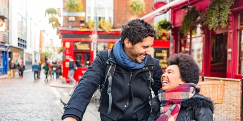 Itinéraire d'un week-end à Dublin.