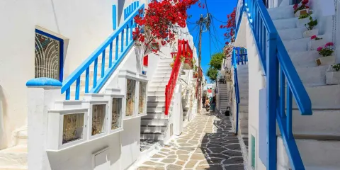 Ruelle de Hora, la capitale de Mykonos