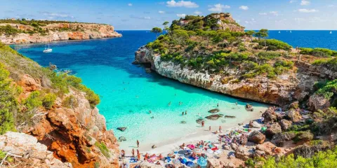 Es Moro est l'une des plus belles plages de Majorque