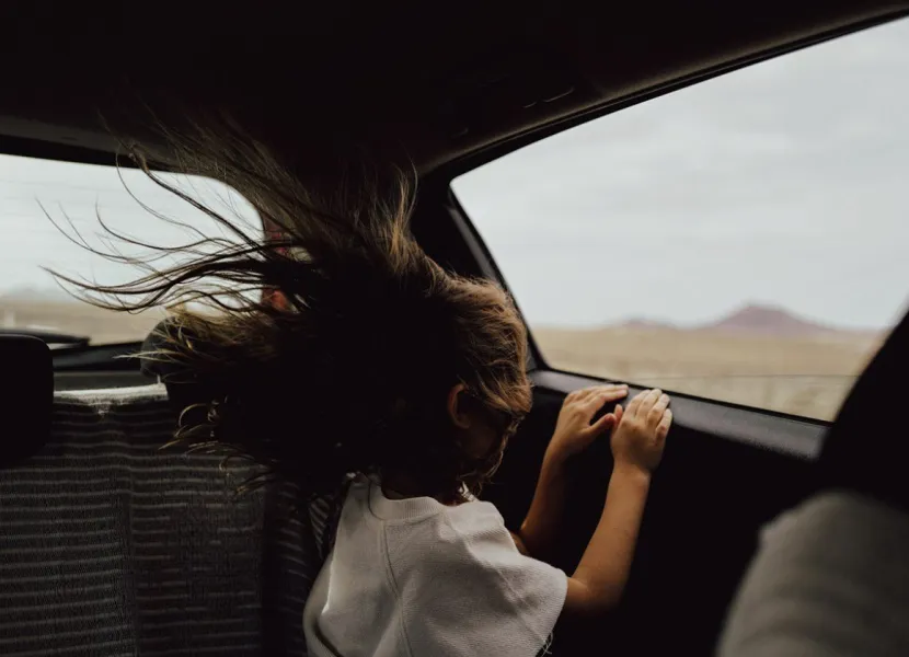 "Le vent dans tes cheveux défaits"