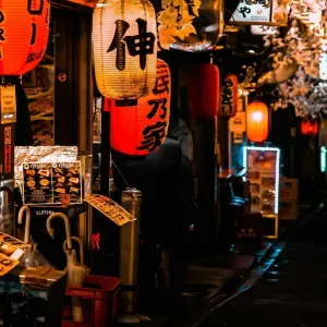 Le quartier de Golden Gai à Tokyo.