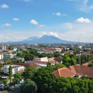 La ville de Yogyakarta en Indonésie.