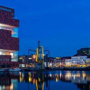 La ville d'Anvers en Belgique.
