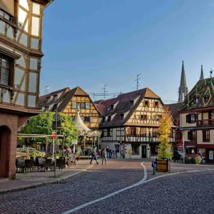 La ville d'Obernai en Alsace.