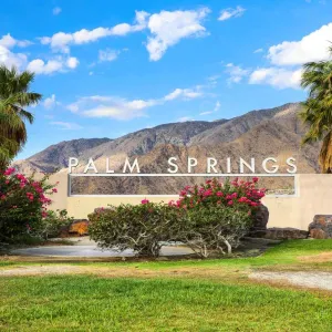 La ville de Palm Spring en Californie.