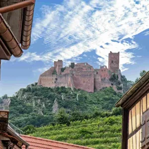 Le village de Ribeauvillé en Alsace.