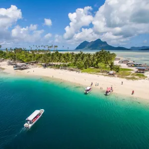 L’île Maiga, dans l’État de Sabah, à Bornéo.