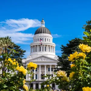 La ville de Sacramento en Californie.