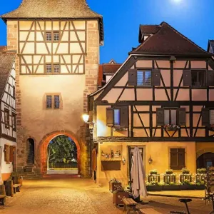 Le village de Turckheim en Alsace.