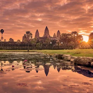 Angkor Vat est le plus beau temple d'Angkor.