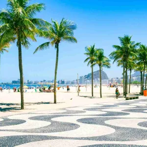 Copacabana, Rio, Brésil.
