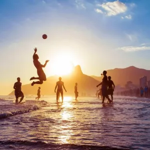 Ipanema Beach, Rio de Janeiro, Brésil.
