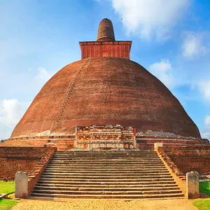 Le site d'Anuradhapura au Sri Lanka.