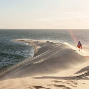 Les dunes de Dakhla au Maroc.