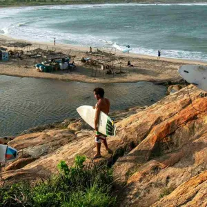Arugam Bay dans l'Est du Sri Lanka.