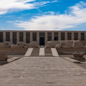Le temple d'Abydos en Egypte.