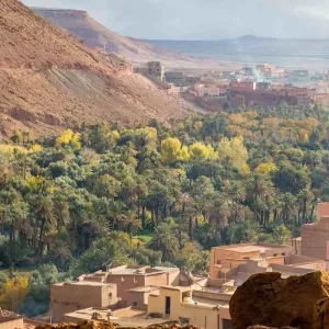 La vallée du Drâa au Maroc.