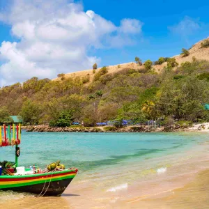 Pigeon Island à Sainte Lucie aux Caraïbes 