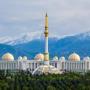 La ville d'Achgabat au Turkménistan 