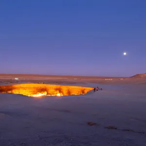 Le désert du Karakoum au Turkménistan 