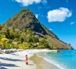 L'île de Sainte-Lucie dans les Caraïbes