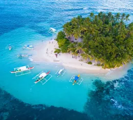 L'île de Siargao aux Philippines