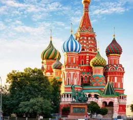 Cathédrale Saint-Basile sur la place Rouge à Moscou, Russie