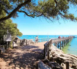 Estacade de la plage des Dames à Noirmoutier, l’une des plus belles plages de Vendée
