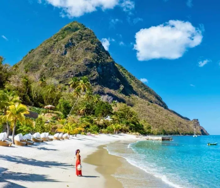 L'île de Sainte-Lucie dans les Caraïbes