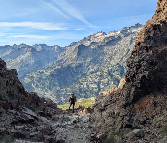 Port de Vénasque dans les Pyrénées