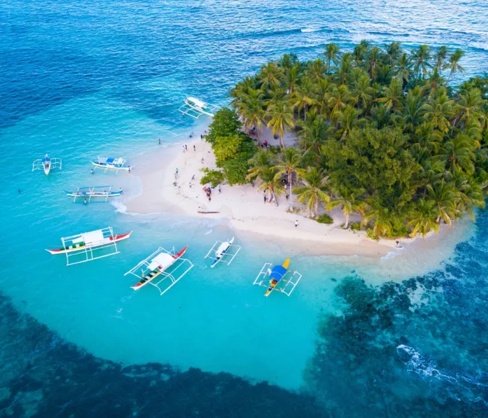 L'île de Siargao aux Philippines