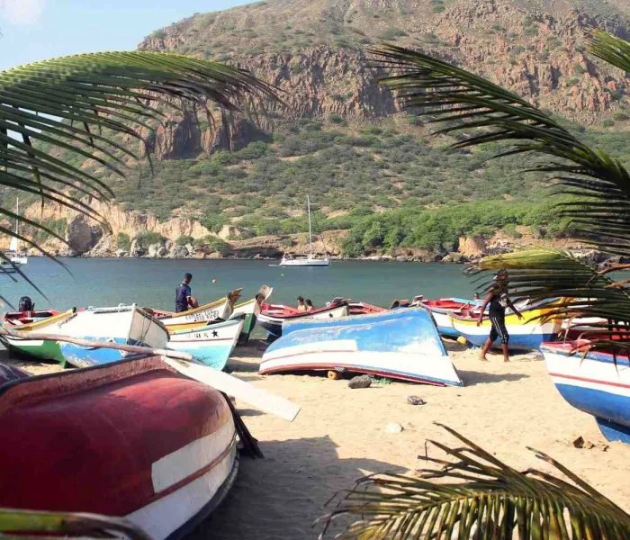 Une plage de Tarrafal au Cap-Vert