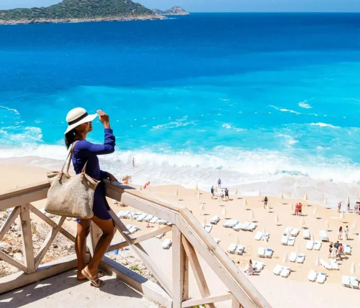 La plage de Kaputaş figure parmi les 12 plus belles plages de Turquie.