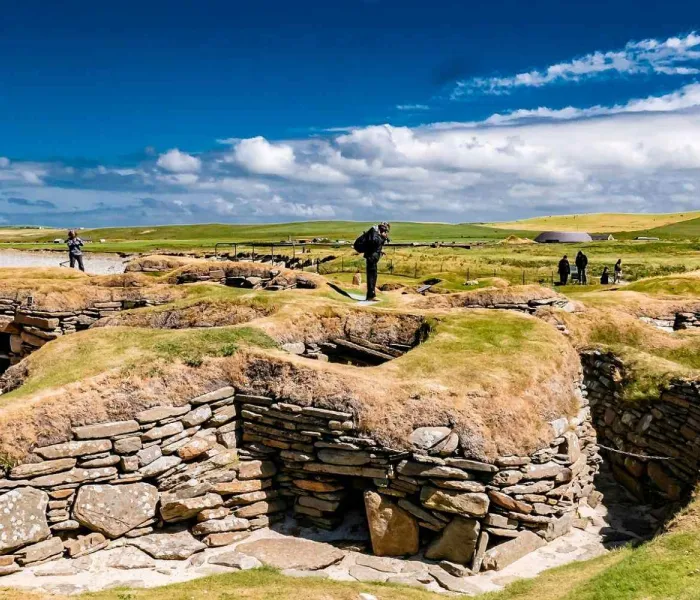 Le site de Skara Brae, un incontournable d'un voyage dans les Orcades en Écosse