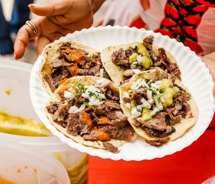 Assiette de tacos traditionnels représentant les spécialités culinaires incontournables du Mexique