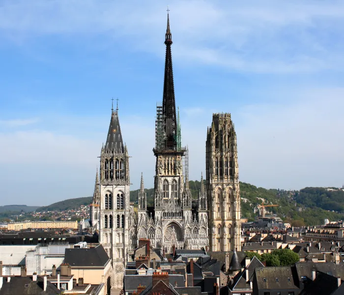 Vue sur Rouen