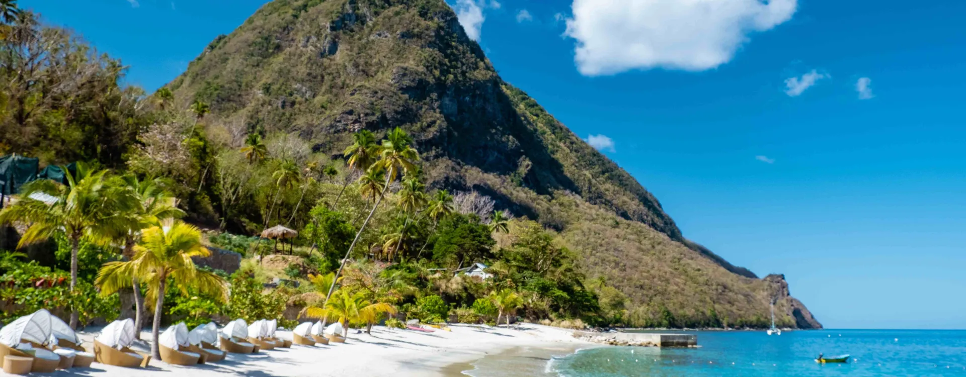 L'île de Sainte-Lucie dans les Caraïbes