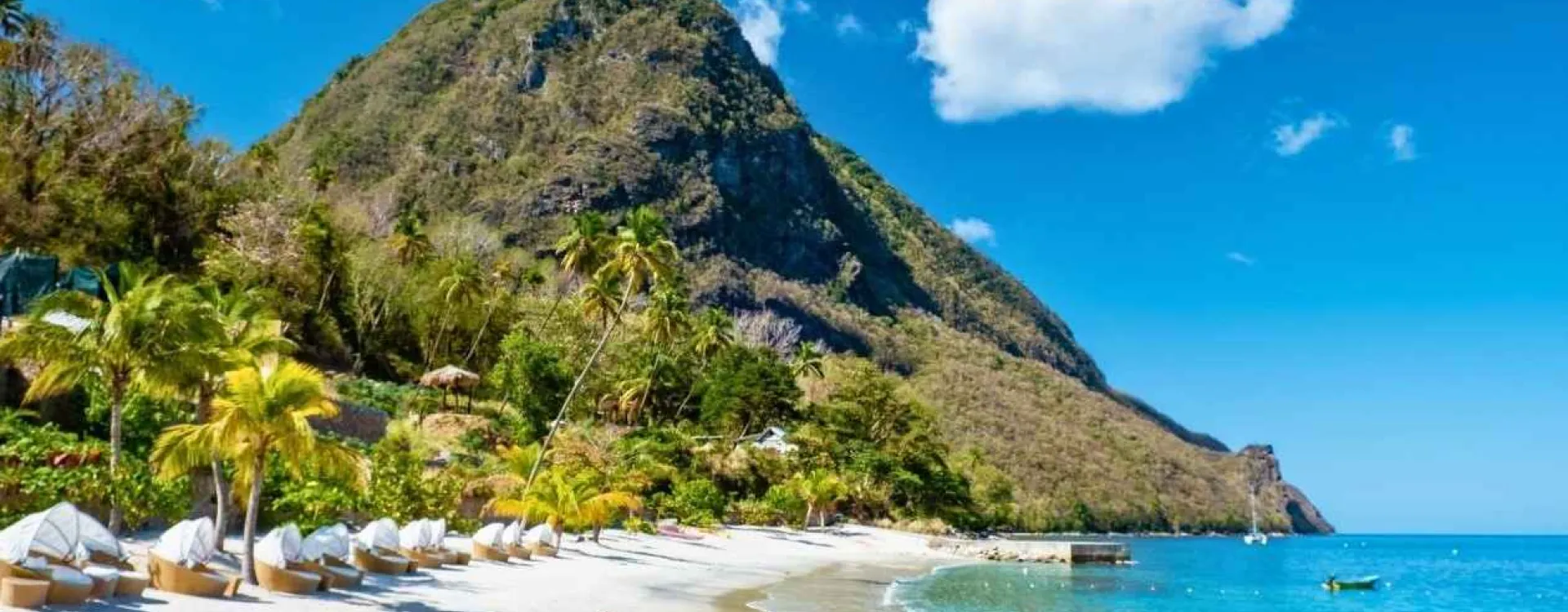 L'île de Sainte-Lucie dans les Caraïbes