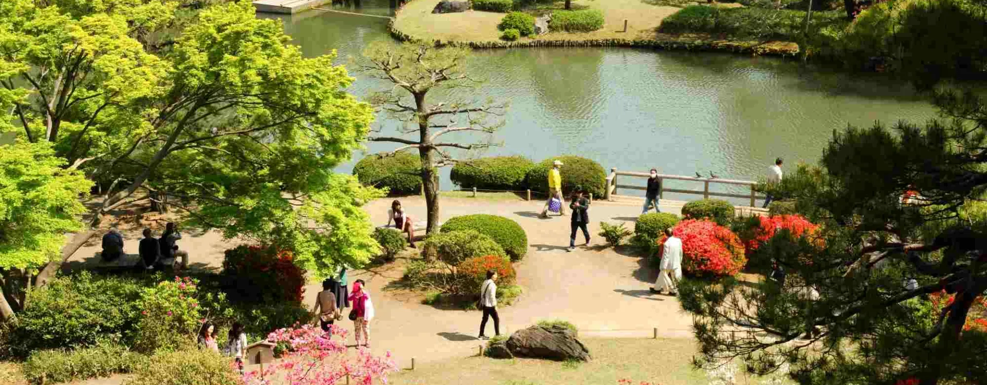 Le jardin Rikugien à Tokyo