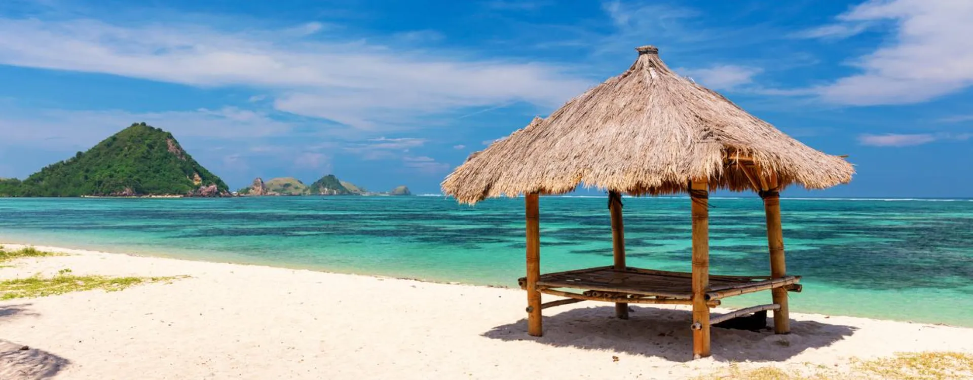 Une plage de Kuta à Lombok.