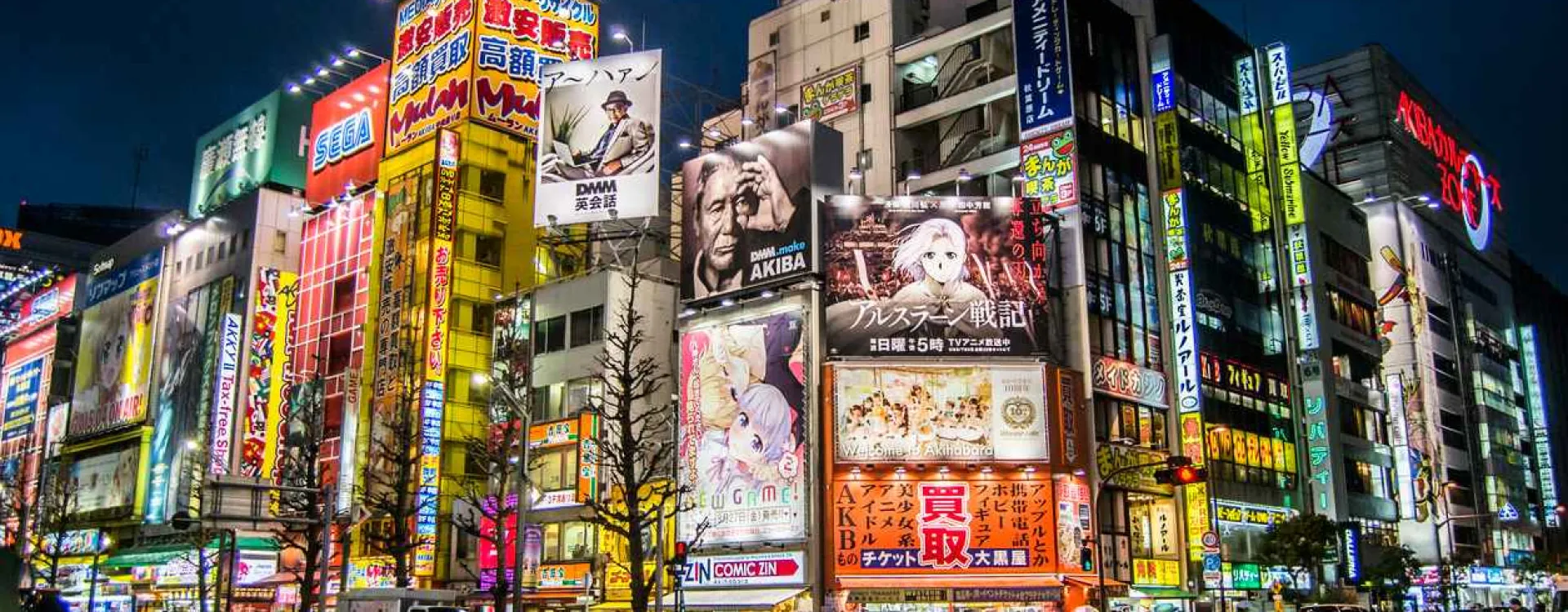 Le quartier d'Akihabara à Tokyo.
