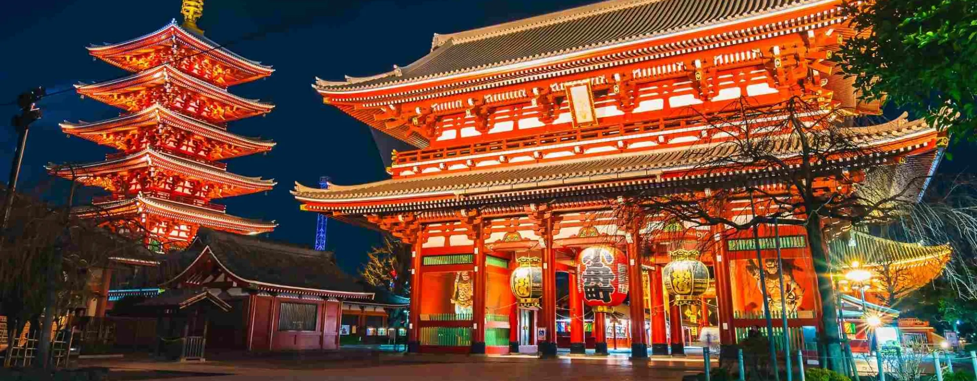 Le temple Senso-Ji à Tokyo.