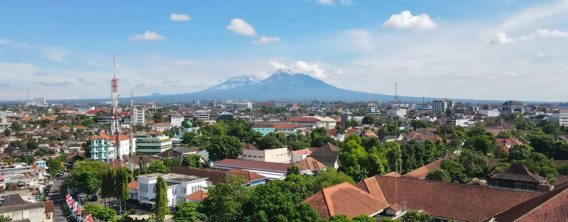 La ville de Yogyakarta en Indonésie.
