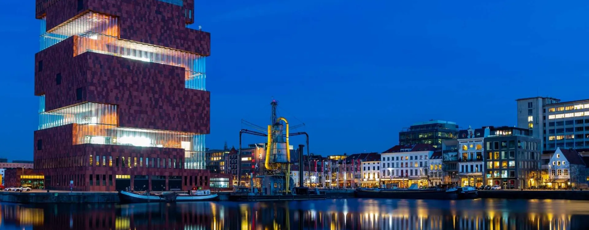 La ville d'Anvers en Belgique.