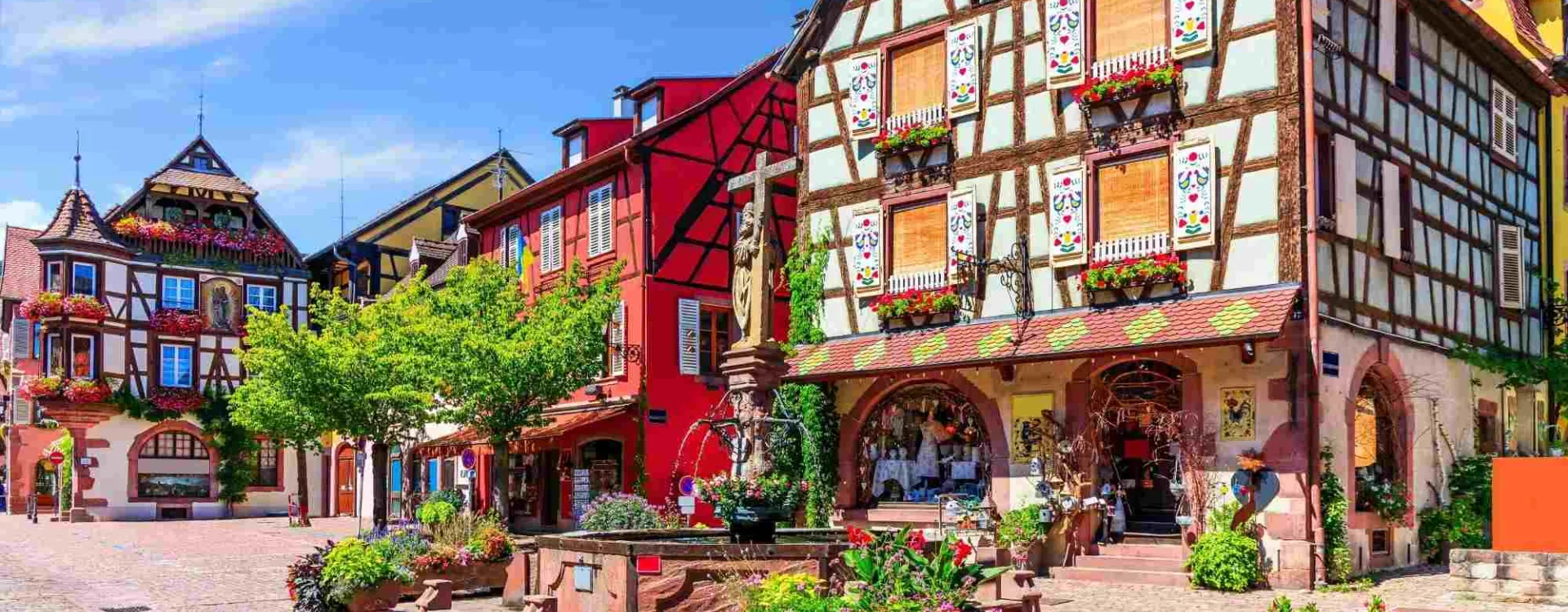 Le village de Kaysersberg en Alsace.