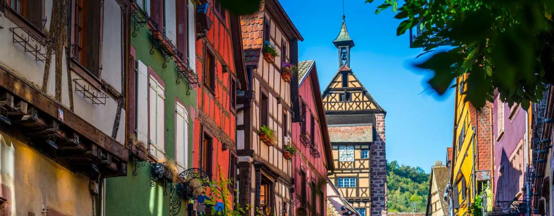 Le village de Riquewihr en Alsace.